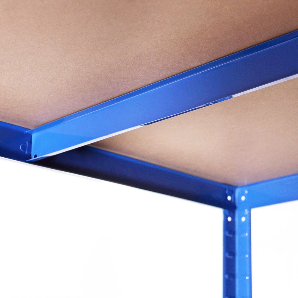 Blue color Boltless corner shelf | 90 X 90 X 60 cm | G-Rack-G-Rack UK