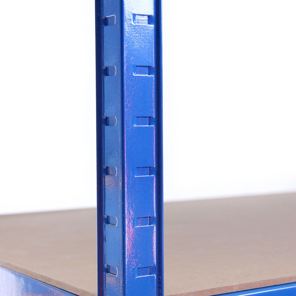 Blue color Boltless corner shelf | 90 X 90 X 60 cm | G-Rack-G-Rack UK