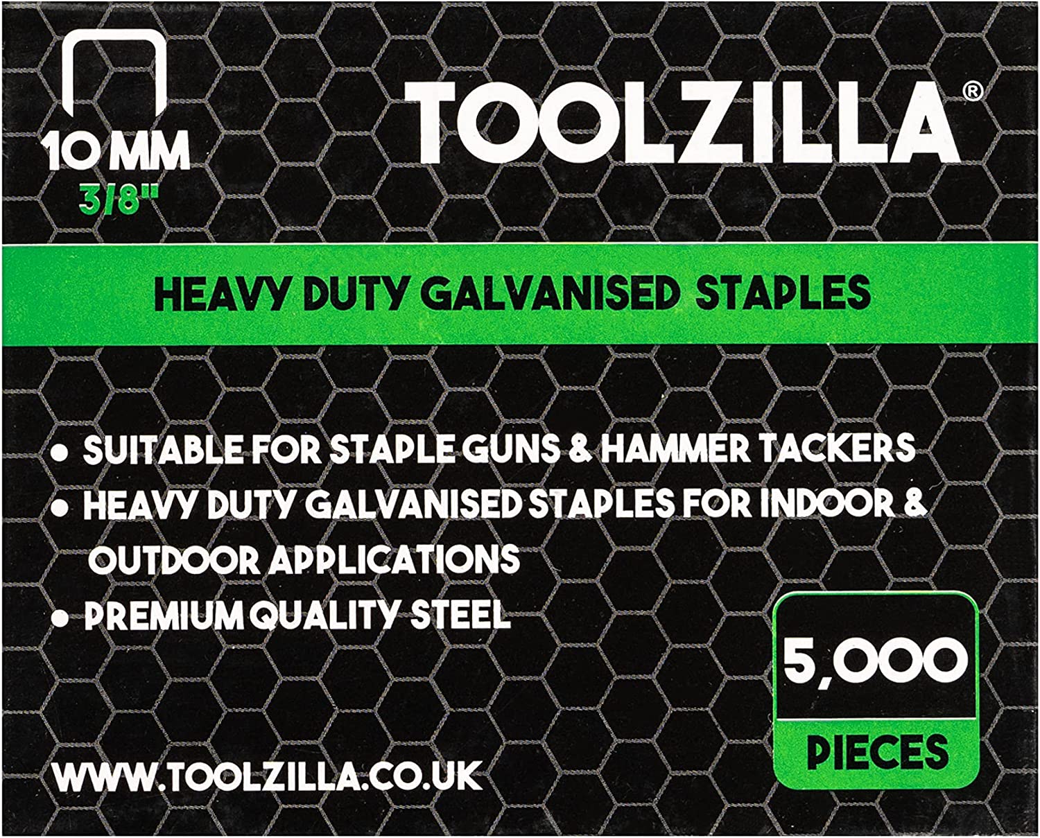 Heavy Duty Staple Assortment Pack For Staple Gun Pack Of 4400-Diy & Tools-G-Rack UK