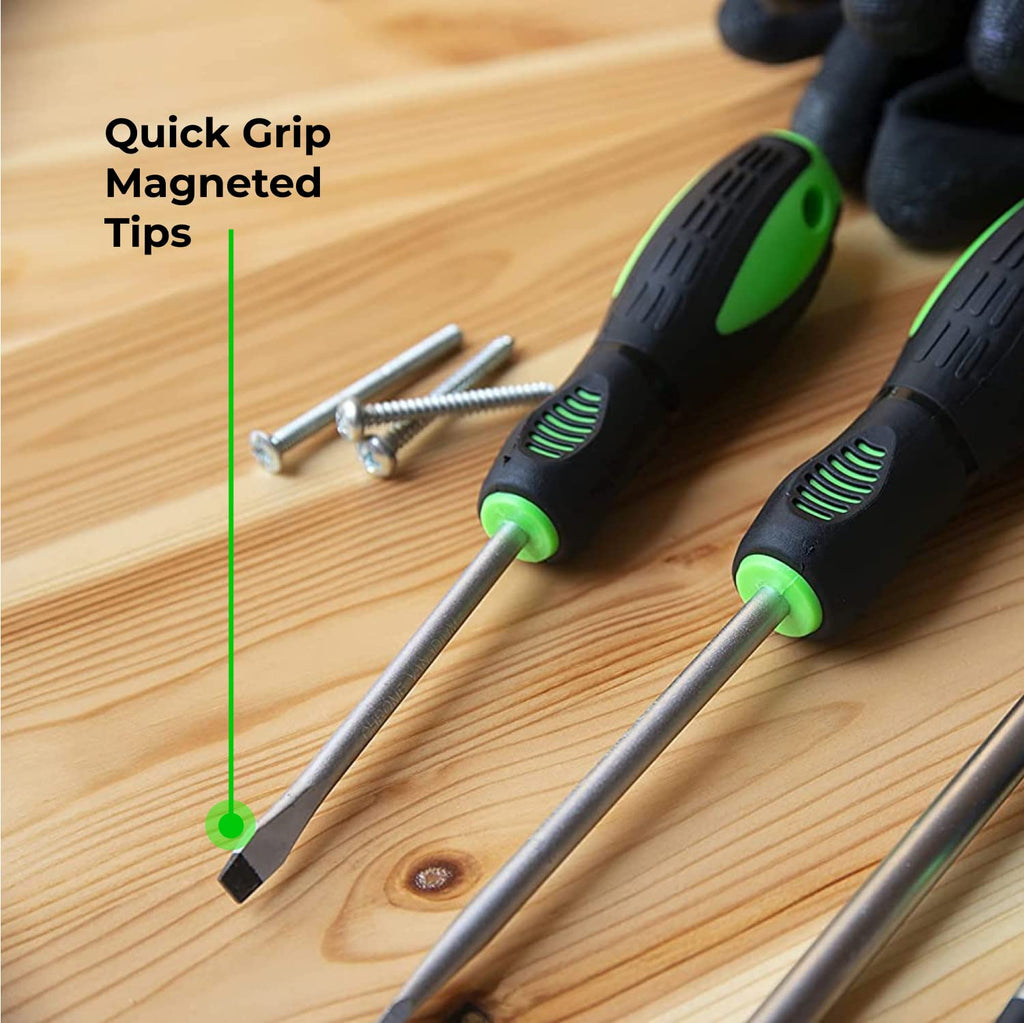 Screwdriver Set 10 Piece Magnetic Screwdriver Tool Set For Diy Hand Tools High-Diy & Tools-G-Rack UK